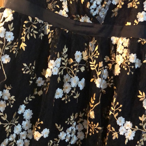 Embroidered Fit and Flare Cocktail Dress PriceFIRM - Picture 3 of 4